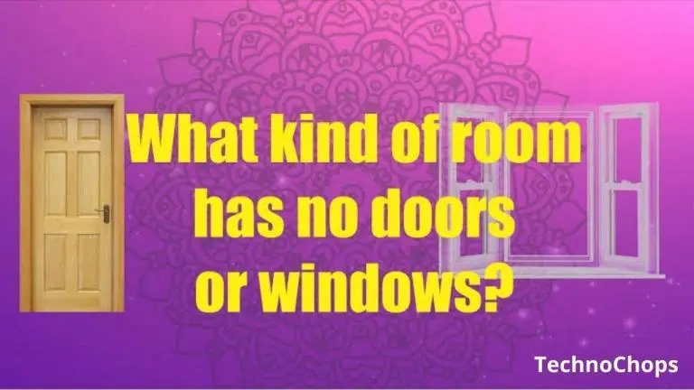 What kind of room has no doors or windows? Riddle Answer